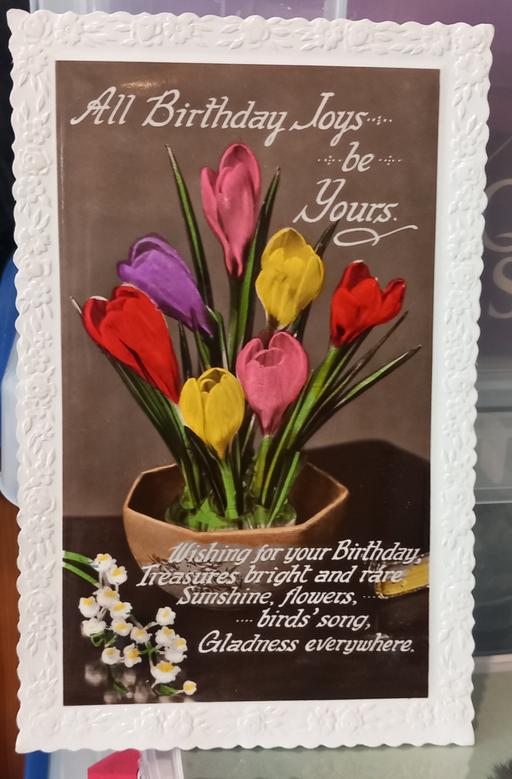 Buy & Sell Merseyside Saint Helens - Photos for antique 1930s photo birthday joy postcard