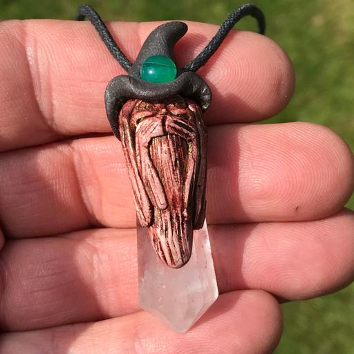 Buy & Sell Staffordshire South Staffordshire - Photos for Quartz Pendant, wizard, witch, pixie,