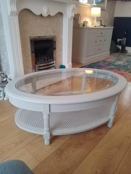 Buy & Sell Merseyside Knowsley - Photos for Light grey coffee table glass