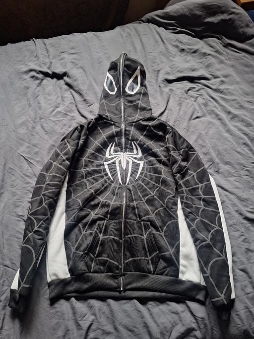 Buy & Sell East London Old Ford - East London - Photos for Spiderman Black & White Hoodie