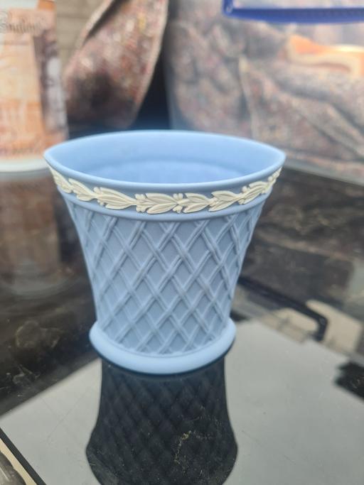 Buy & Sell Greater Manchester Wigan - Photos for Vintage Wedgwood Blue Jasperware Rare 3.5