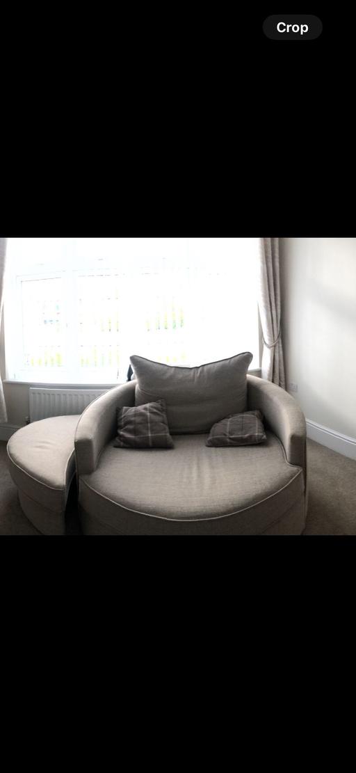 Buy & Sell West Midlands Sandwell - Photos for SCS cuddle chair - beige - sold as seen