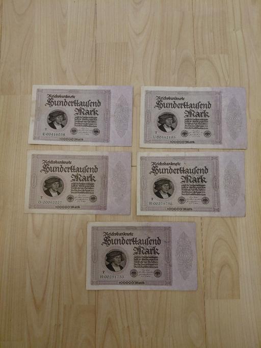 Buy & Sell South East London Shirley - South East London - Photos for 100000 German Mark Notes 1923.