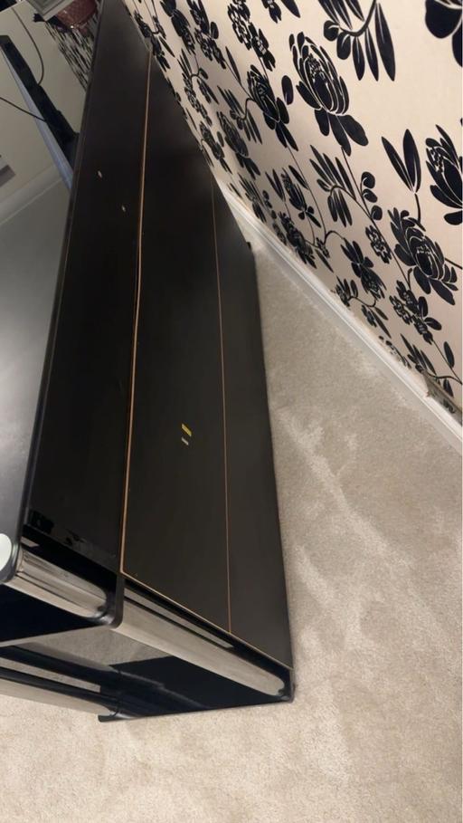 Buy & Sell West Midlands Sandwell - Photos for Used Black Glass Sideboard Good Condition