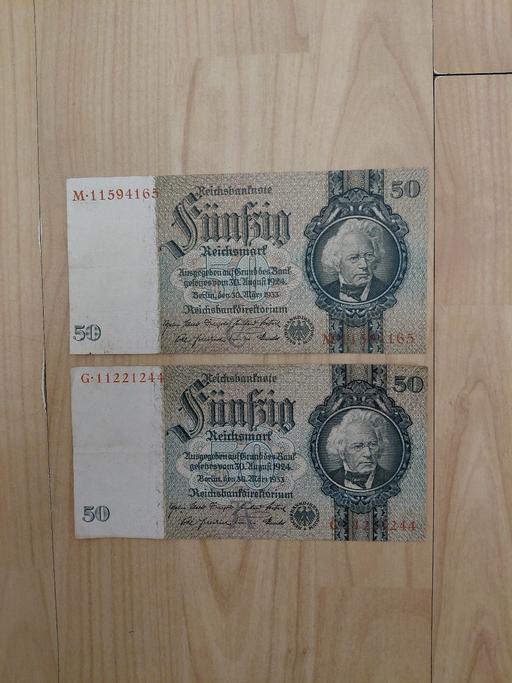 Buy & Sell South East London Shirley - South East London - Photos for German 50 Mark Bank Notes 1933.