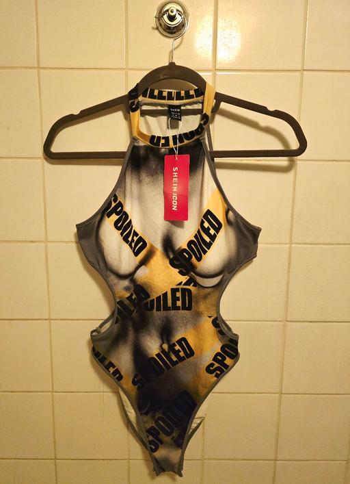 Buy & Sell South East London Greenwich - South East London - Photos for Shein Icon Letter Graphic Cut Out Swimsuit