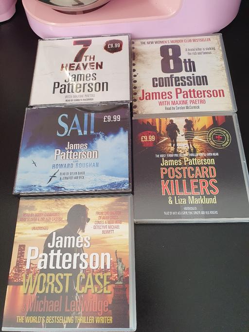 Buy & Sell West Midlands Dudley - Photos for James Patterson audiobook cd sets x 5