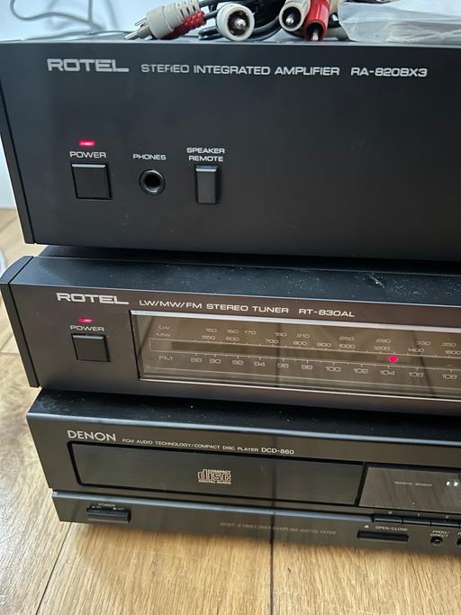 Buy & Sell West Midlands Birmingham - Photos for Rotel amp & tuner & Denon cd player