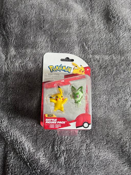 Buy & Sell West Midlands Birmingham - Photos for Pokemon battle figure Sprigatito & Pikachu