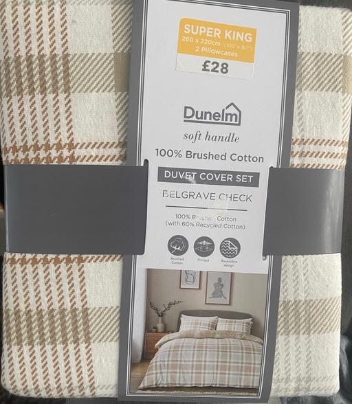 Buy & Sell West Midlands Birmingham - Photos for Super king size brushed cotton duvet set
