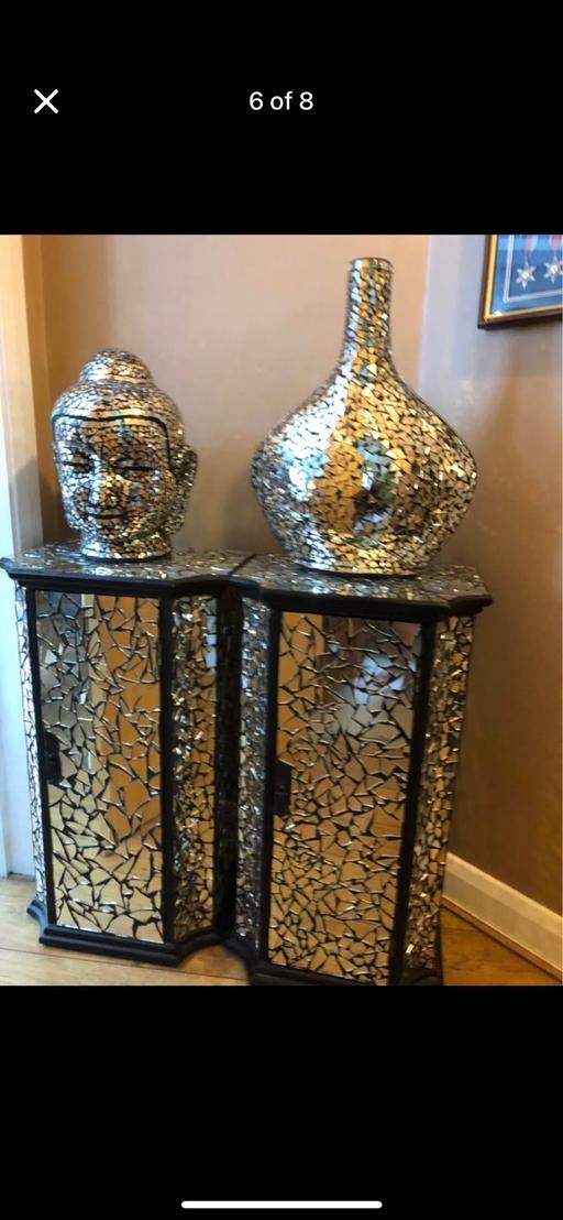 Buy & Sell Merseyside Liverpool - Photos for Beautiful mosaic cabinets x 2 + budda & vase