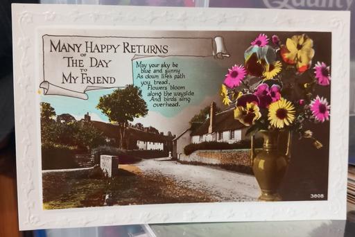 Buy & Sell Merseyside Saint Helens - Photos for 1920s photo many happy returns postcard