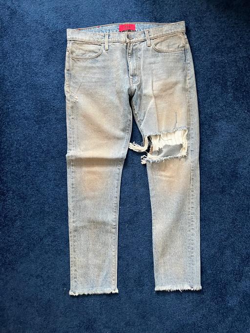 Buy & Sell North West London Old Oak Common - North West London - Photos for 424 on FairFax distressed ripped Jeans
