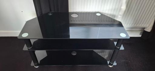 Buy & Sell Worcestershire Wyre Forest - Photos for Black glass TV unit.