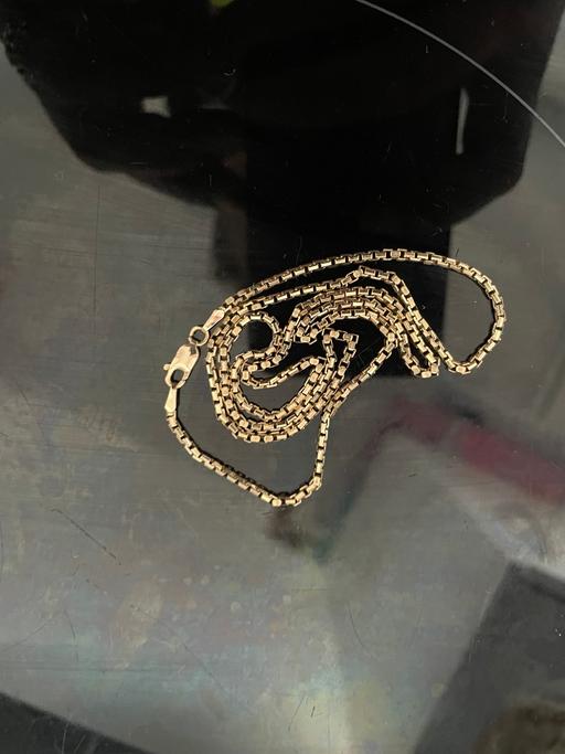Buy & Sell Stoke Newington North London - Photos for Heavy 9ct gold boxlink chain