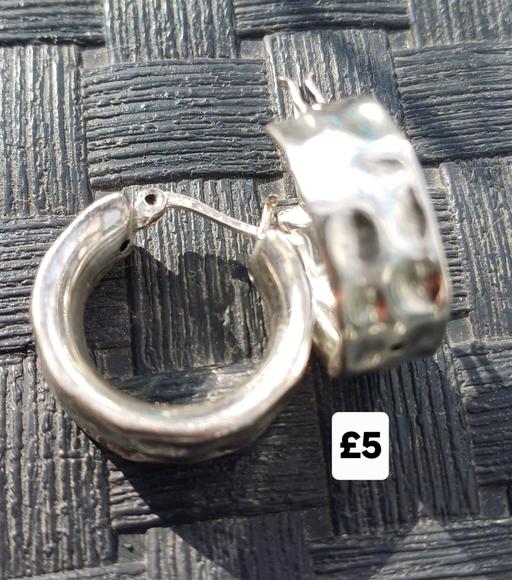 Buy & Sell Greater Manchester Stockport - Photos for Silver stamped Earrings