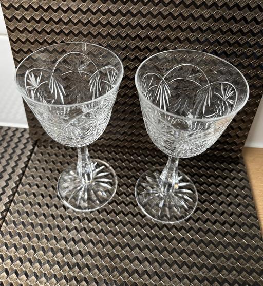 Buy & Sell West London Notting Hill - West London - Photos for 2 Large Vintage Crystal Glasses