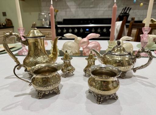 Buy & Sell West Midlands Birmingham - Photos for Silver Plated Victorian Teaset