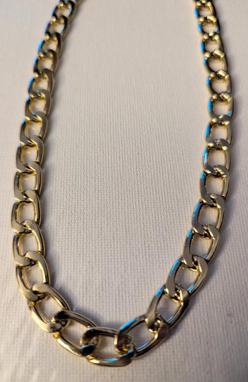 Buy & Sell Blaenau Gwent Georgetown - Blaenau Gwent - Photos for Gold colour fashion chocker interlink necklac