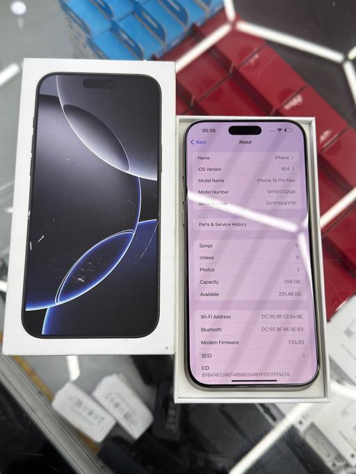Buy & Sell Worcestershire Bromsgrove - Photos for Apple iPhone 16 pro max 256gb (warranty inc)