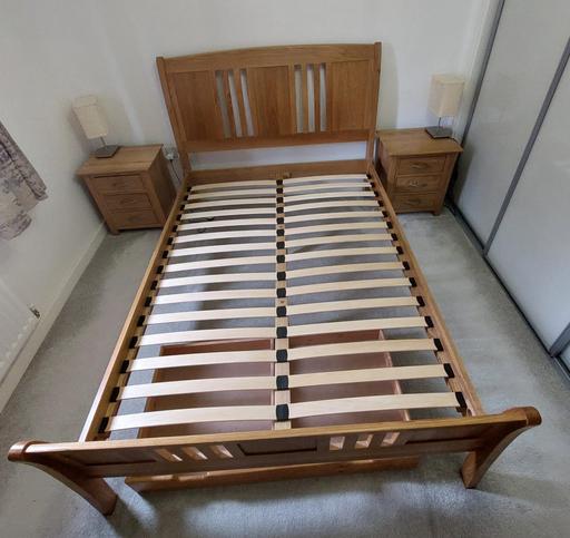 Buy & Sell Hertfordshire Broxbourne - Photos for Dreams Solid Wood Oakwood DoubleBed