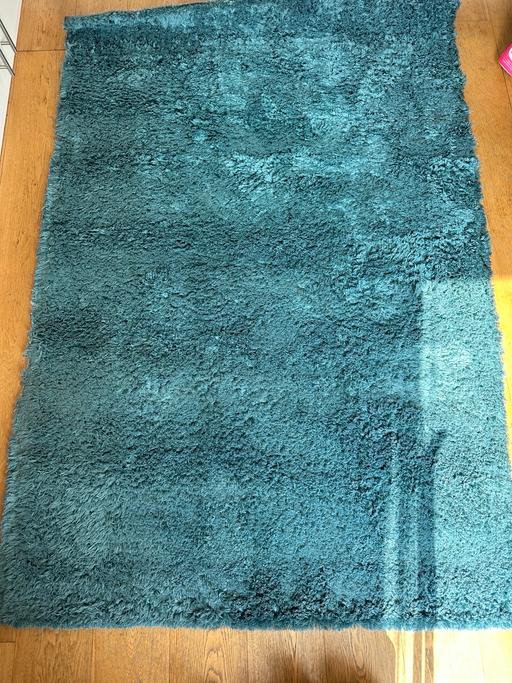 Buy & Sell East London All Saints - East London - Photos for Teal Green NEXT rug. 140cm x 2m. Polyester.
