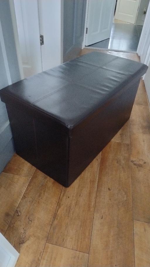 Buy & Sell West Midlands Sandwell - Photos for Faux Leather Ottoman