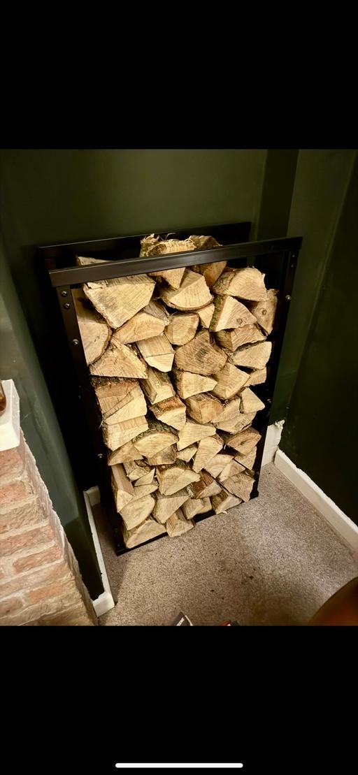 Buy & Sell Leicestershire Melton - Photos for Black steel log rack
