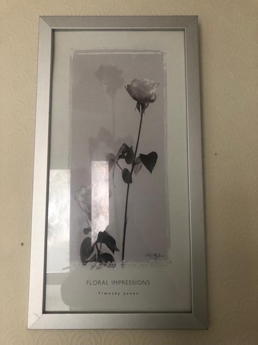 Buy & Sell West Midlands Birmingham - Photos for Framed glass flower picture
