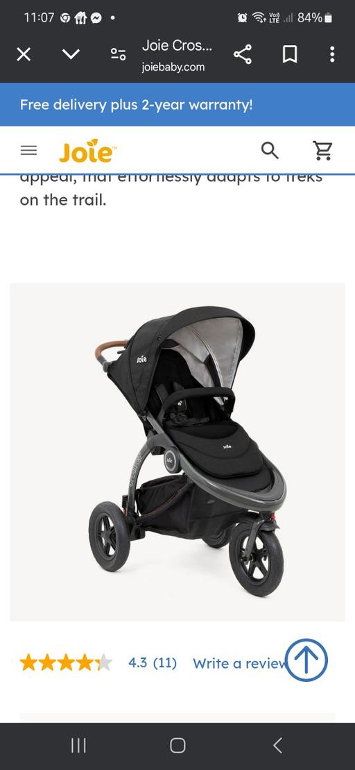 Buy & Sell Lancashire Blackpool - Photos for Joie crosster 3 wheel jogger pram