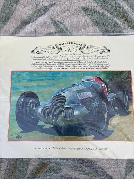 Buy & Sell Kent Tonbridge and Malling - Photos for 1926 Daimler benz print