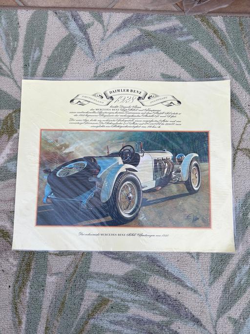 Buy & Sell Kent Tonbridge and Malling - Photos for 1928 Daimler benz print