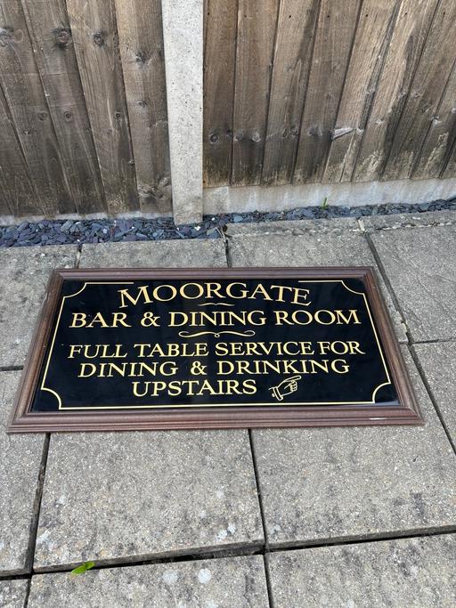 Buy & Sell Kent Tonbridge and Malling - Photos for Moorgate pub sign
