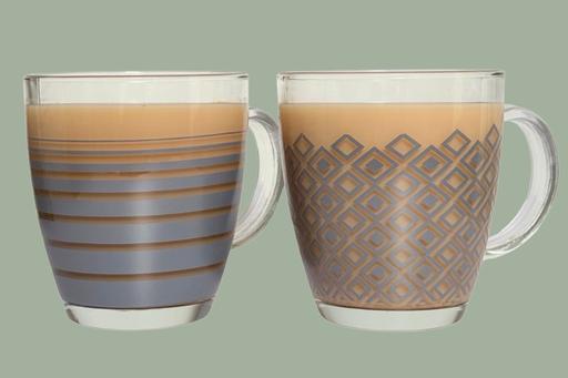 Buy & Sell Lancashire Blackpool - Photos for Set of 2 Diamond & Stripe Mugs