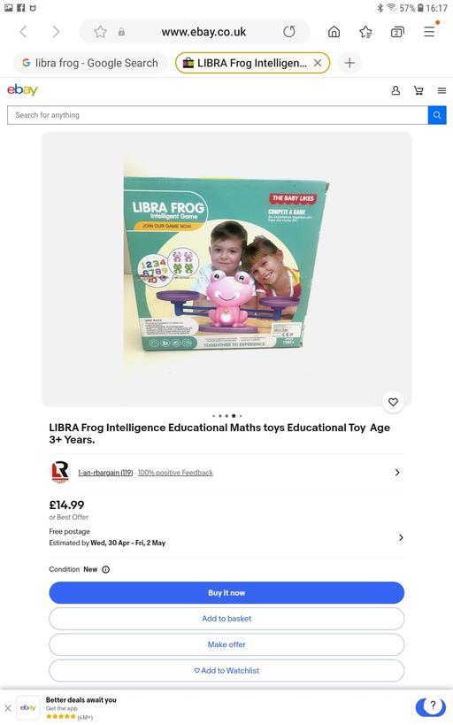 Buy & Sell West Midlands Sandwell - Photos for balancing frog game