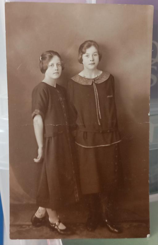 Buy & Sell Merseyside Saint Helens - Photos for antique 1920s sisters real photo postcard