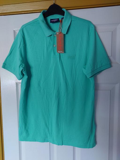 Buy & Sell Leicestershire Charnwood - Photos for Mens mint superdry polo top size L
