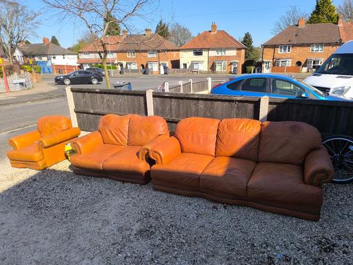 Buy & Sell West Midlands Birmingham - Photos for leather sofa