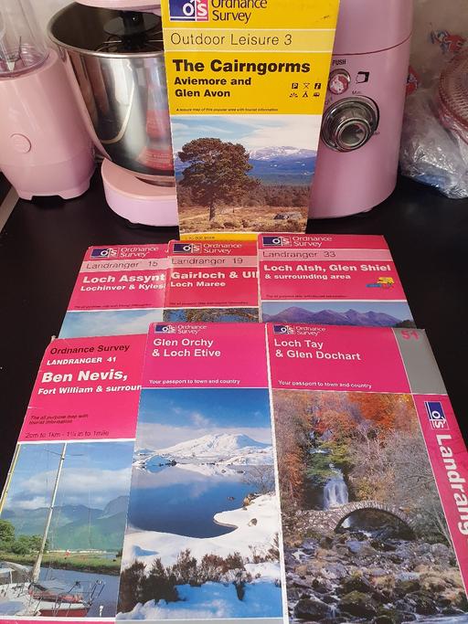 Buy & Sell West Midlands Dudley - Photos for Scottish ordnance survey maps bundle x 7