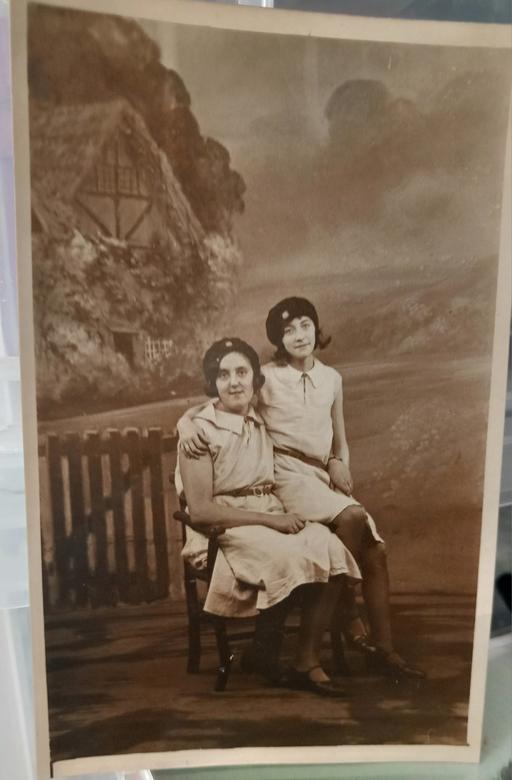 Buy & Sell Merseyside Saint Helens - Photos for Antique 1930s sisters family photo postcard