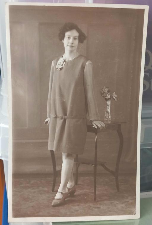 Buy & Sell Merseyside Saint Helens - Photos for Antique 1930s lady and table photo postcard