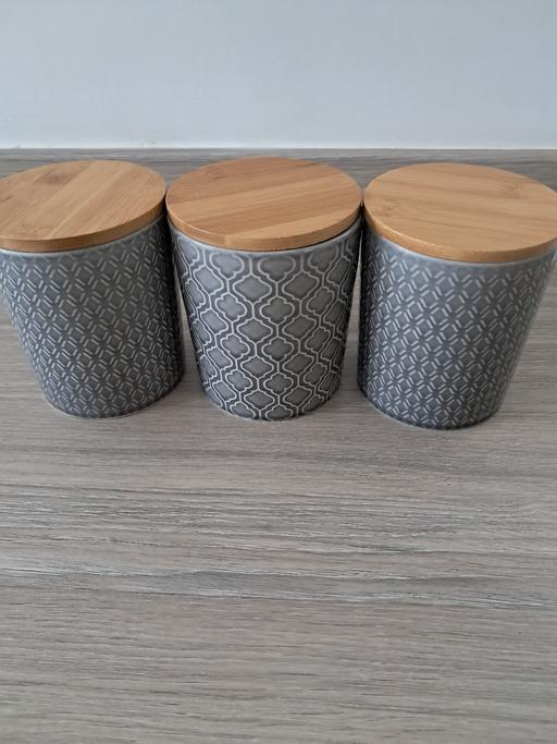 Buy & Sell Hull Kingswood Retail Park - Hull - Photos for 3, GREY POT CANNISTERS