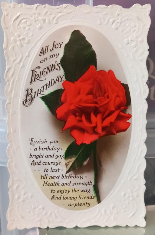 Buy & Sell Merseyside Saint Helens - Photos for Vintage 1930s real photo red rose postcard