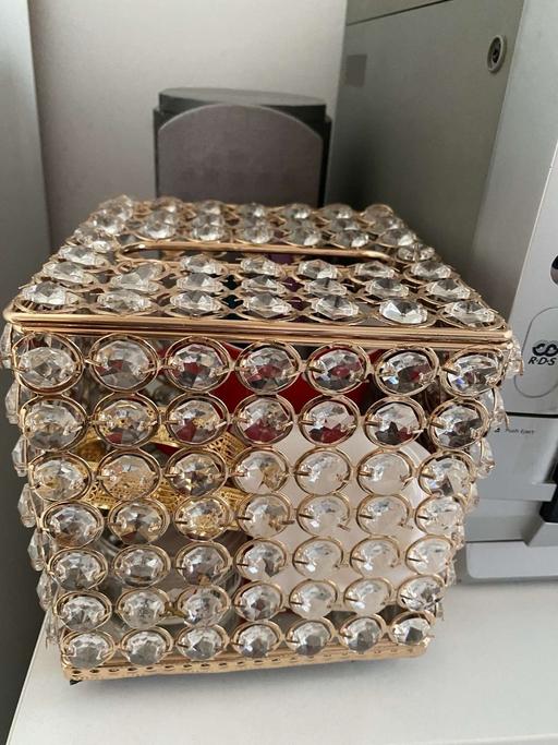 Buy & Sell West Midlands Sandwell - Photos for Gold tissue box/Light mirror/Drawer organizer