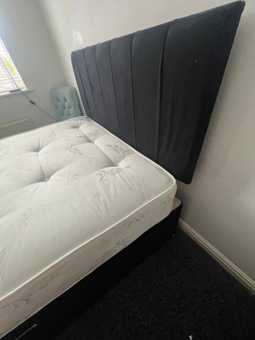 Buy & Sell West Midlands Birmingham - Photos for Velvet divan bed and mattress