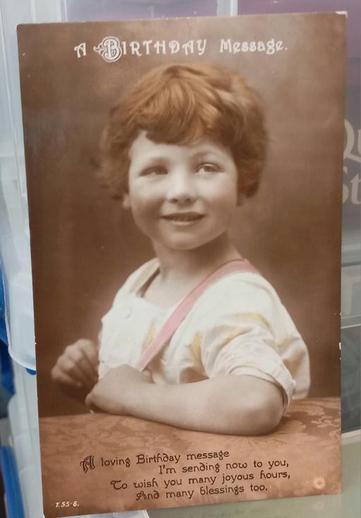 Buy & Sell Merseyside Saint Helens - Photos for 1920s hand colored girl photo postcard a