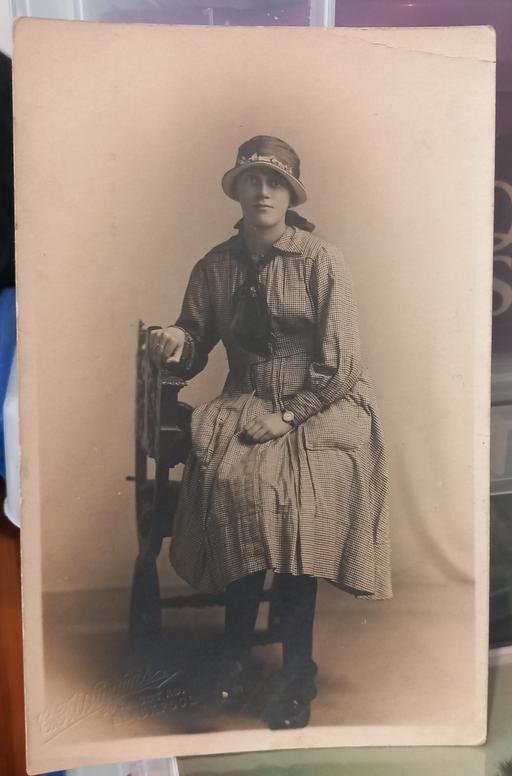 Buy & Sell Merseyside Saint Helens - Photos for antique 1920s lady posing real photo postcard