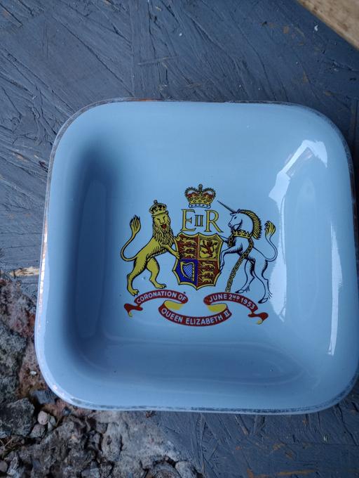 Buy & Sell West Midlands Birmingham - Photos for Vintage Blue Coronation Dish
