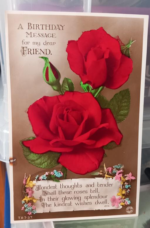 Buy & Sell Merseyside Saint Helens - Photos for rotary hand colored rose photo postcard