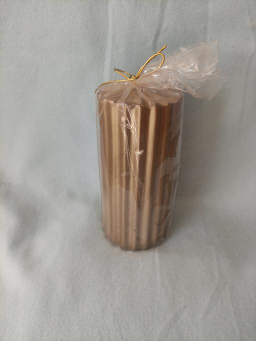 Buy & Sell West Northamptonshire Grafton Street Industrial Estate - West Northamptonshire - Photos for New gold ribbed candle